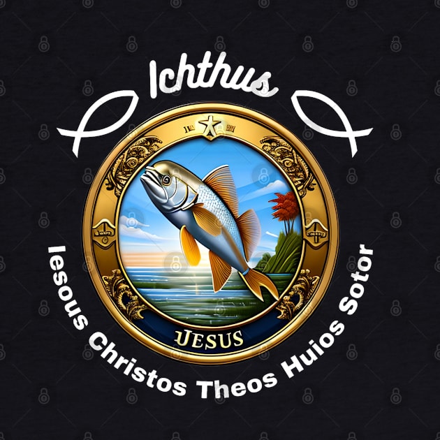 Ichthus Christian Symbol by Praiseworthy Essentials